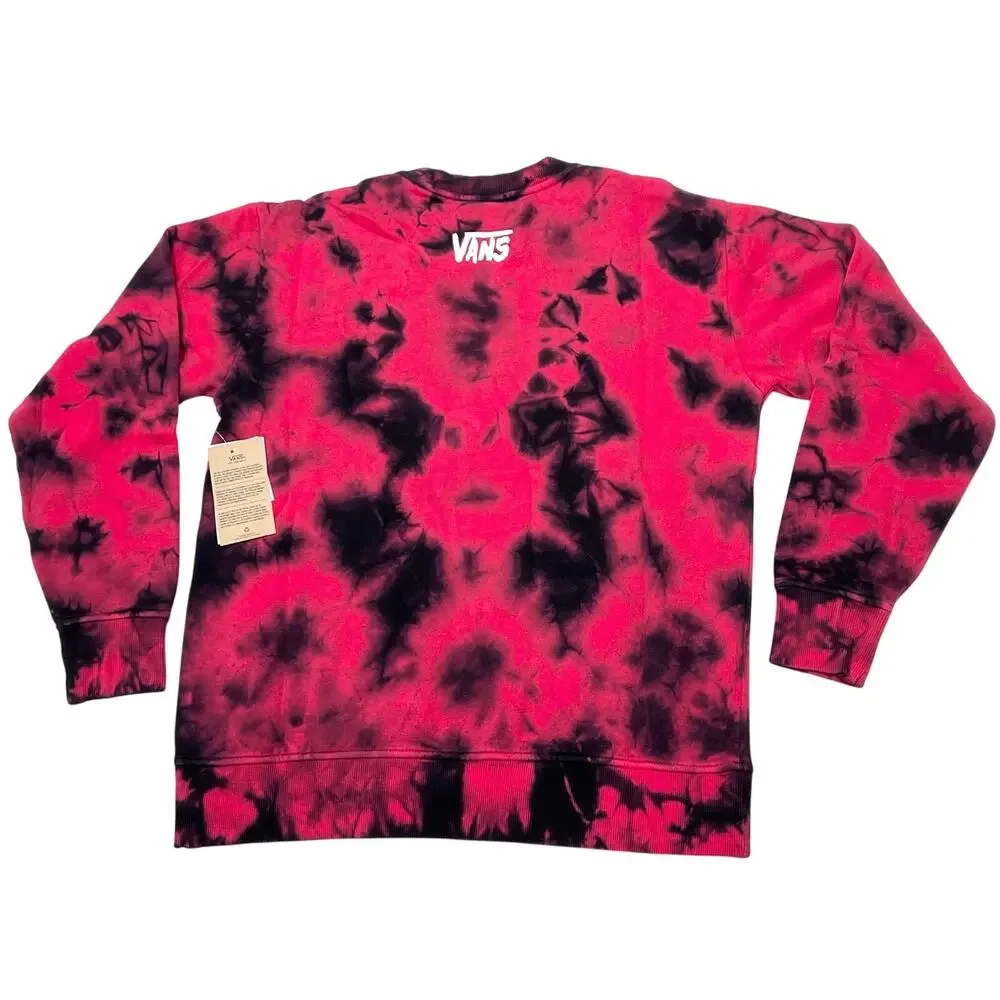 Vans x Friday The 13th Pullover Sweater Women Small Red Black Glow in Dark New - Picture 4 of 9